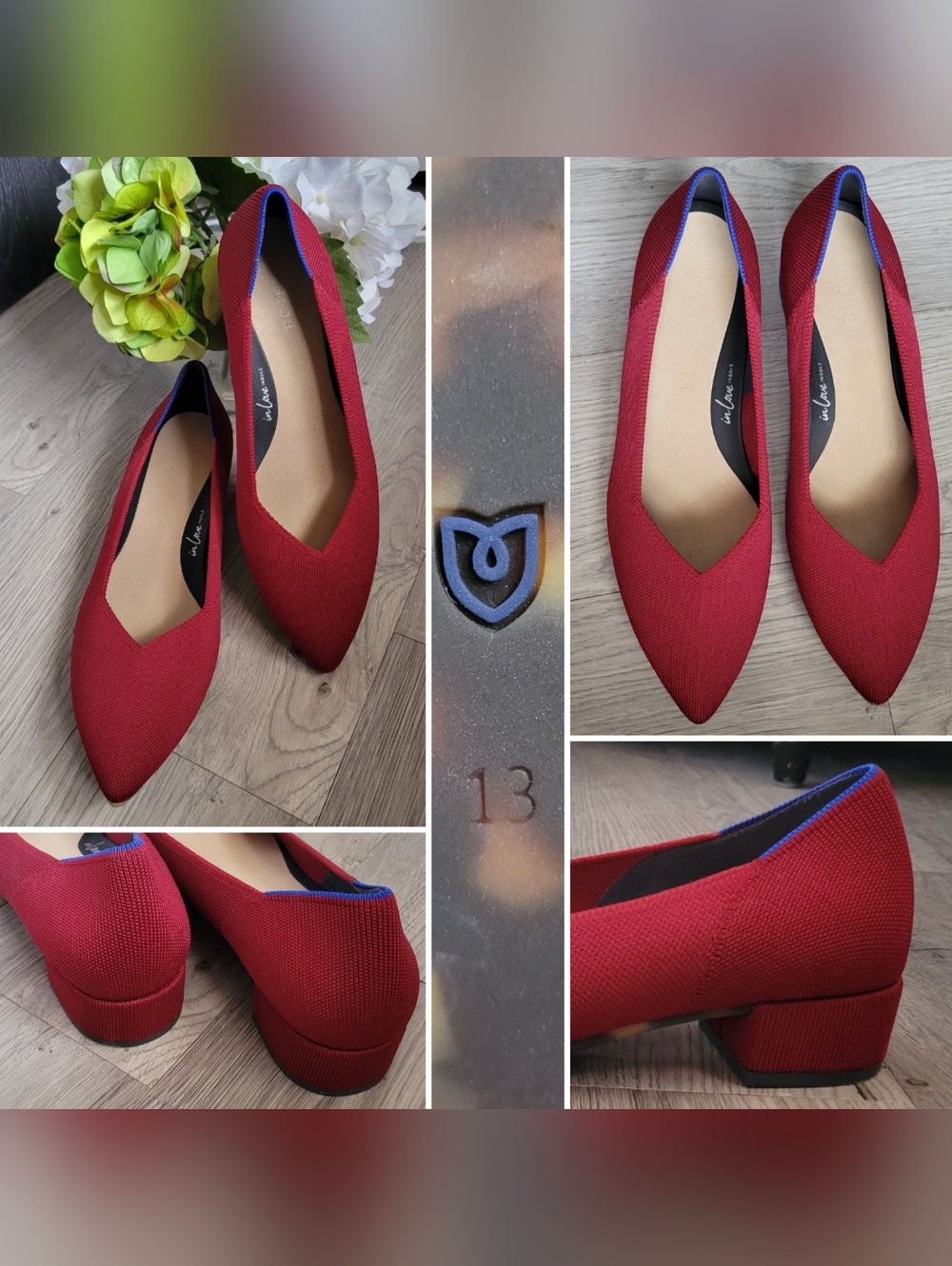 Rothy's The High Point Autumn Red Heel, Women's US 13 EU 43